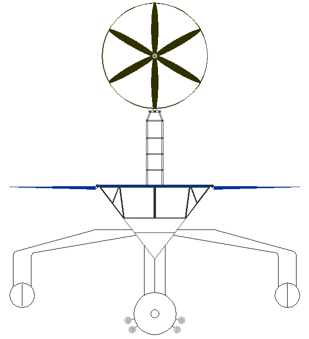 Solar and wind powered trimaran