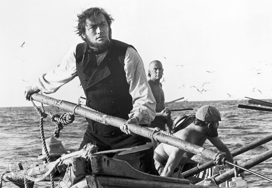 Captain Ahab, played by Gregory Peck in 1956